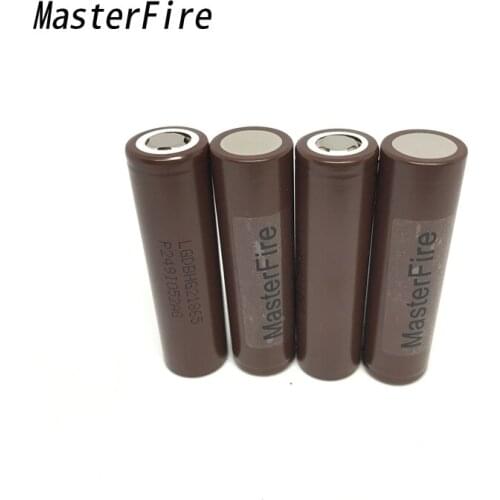 MasterFire 8pcs/lot Original HG2 18650 3000mAh Battery 18650HG2 3.7V discharge 20A dedicated For E-cigs Lithium Batteries Cell