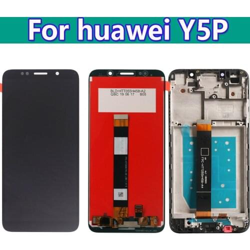 Original 5.45" For Huawei Y5P DRA-LX9 LCD Display Touch Screen Digitizer Assembly With Frame Replacement Parts