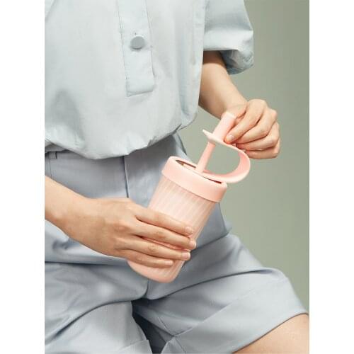 Portable Fashion Vacuum Flasks Stainless Steel Student Cartoon Thermoses Straw Travel Termo De Agua Drinking Accessories DI50BWB