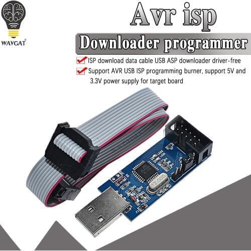 Official USBASP USBISP AVR Programmer USB ISP USB ASP ATMEGA8 ATMEGA128 Support Win7 64