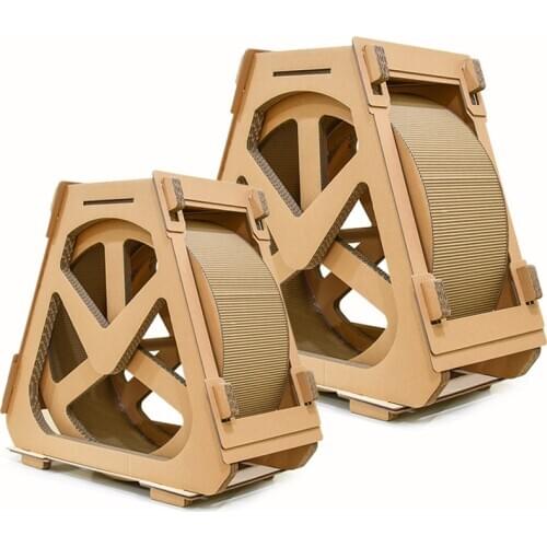 Comfortable and breathable corrugated paper Sports treadmill Ferris wheel is not easy to fade pet furniture cat scratch board sc
