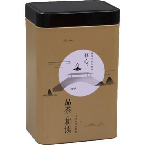Xin Jia Yi Packaging Tea Tin Boxes Small Hinged Lid Tin Box Rectangle Shape Hot Sale India Market China Antique Styles Tin Box