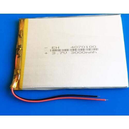 3.7V 3000mAh 4070100 Lithium polymer rechargeable Battery Protection Board For PDA Tablet PCs Digital Products power bank