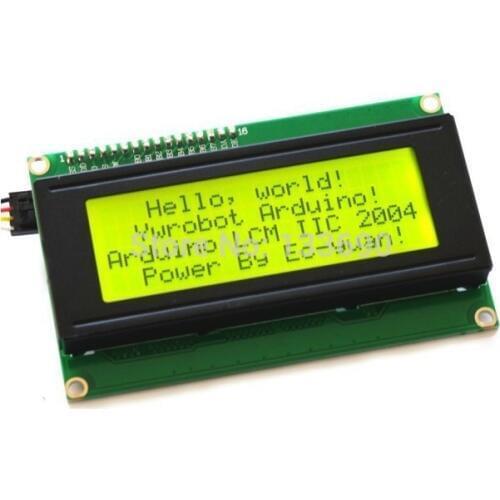 10pcs 20X4 LCD 204 2004A 20x4 20*4 LCD Module 5V yellow and green display screen for 3D printer for IIC interface