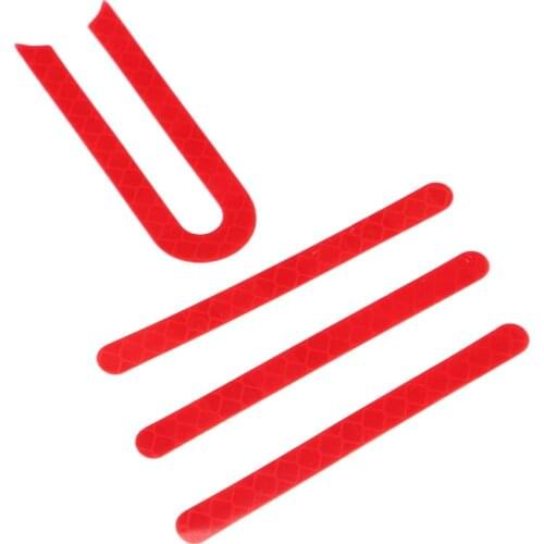 2Set PVC Electric Scooter Reflective Stickers E-scooter Safety Warn Decal For Xiaomi Mijia M365 Electric Scooter Skateboard Part
