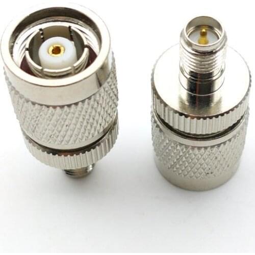 20PCS brass RP TNC male jack to RP SMA female RF Coaxial adapter connectors