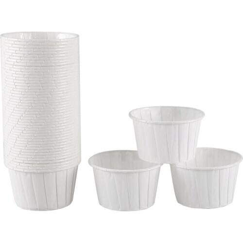 50X Paper Baking Cup Cake Cupcake Cases Liners Muffin Dessert Wedding Party Color:white