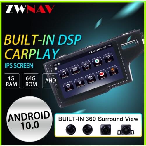 Android 10 Car Player for HONDA FIT Jazz 2014 - 2018 GPS Navi 360 Panorama DSP PX6 carplay
