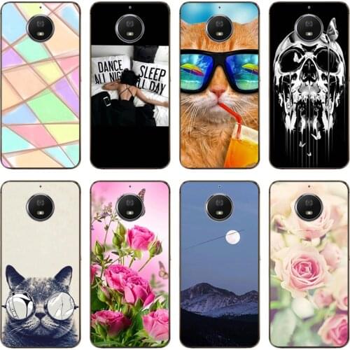 Coque for Moto G5S Plus Case Printing Luxury Silicone Cover for MOTO C Soft TPU Phone Case for Moto G5S G5 S C Cover