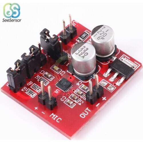 DC 3.6-12V MAX9814 Electret Microphone Amplifier Board Module With AGC Switch AGC Function