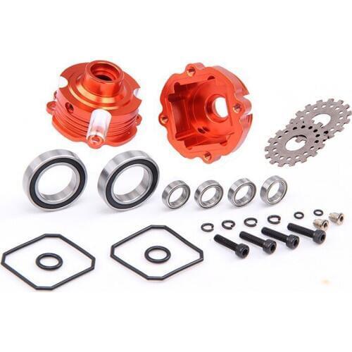 Alloy Differential Shell Kit Diff Gear Case for 1/5 Scale HPI Rovan KM Baja 5B 5T 5SC