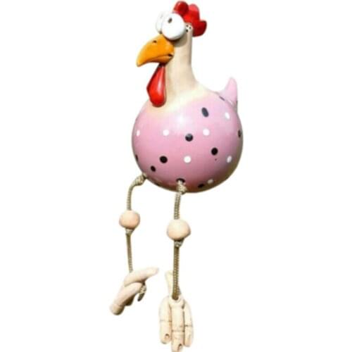 Chicken Garden Decoration Animal Figurine Art Statue Ornament Home Desk Decorative Craft for Indoor Outdoor Decoration