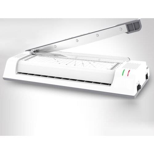 220V Photo Laminator YE381C Fast Warm-up Laminating Machine With Paper Knife Home/Office Fully Automatic Laminator For A3/A4