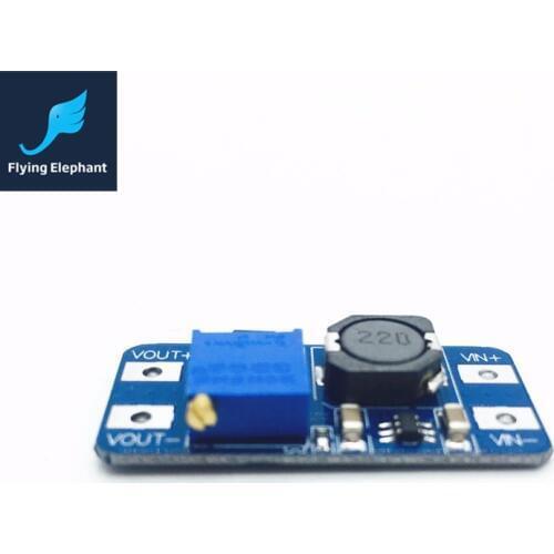 DC-DC Boost Module 2A Booster Voltage 2-24V input UP to 5 9 12 -28V Adjustable 2577 Step-up Efficiency> 93