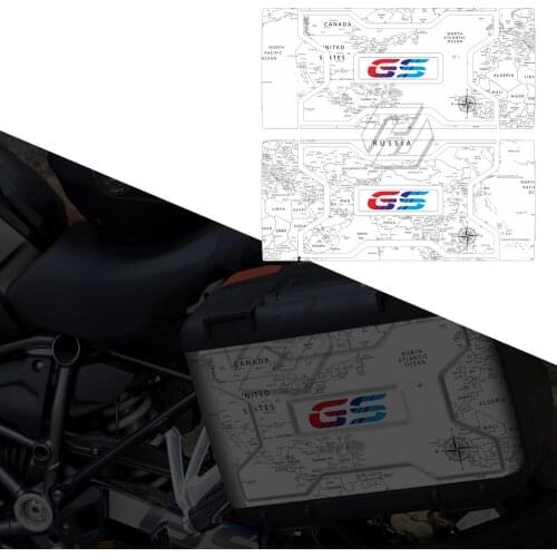 Motorcycle Sticker Case for BMW Vario Case 2004-2012 R1200GS R1250GS Sticker Easy Remove