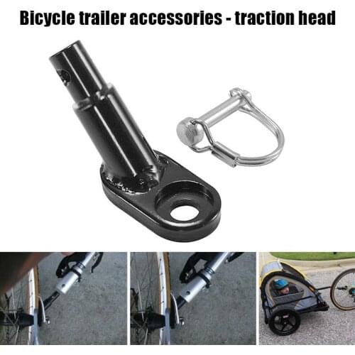 Bike Bicycle Trailer Hitch Coupler Attachment Angled Elbow Portable Mount Adapter Accessories Bicycle Parts Pecas Para Bike