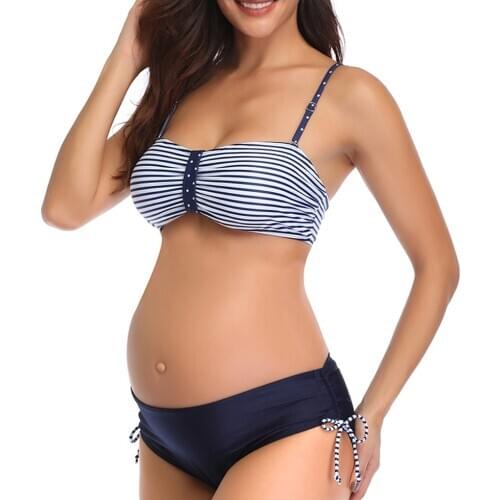 2021 New Summer Fashion Maternity Bikini Sexy Sling Flower Printed Bikinis Swimsuit Beachwear Pregnant Suit купальник слитный