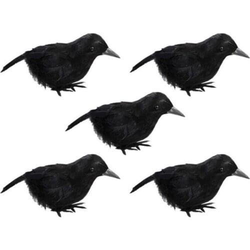 Fake Crow Halloween Toy Animal Model Simulation Party Decoration Props