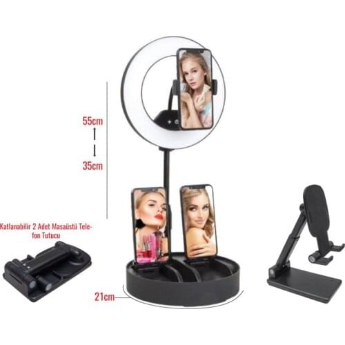 POWERMASTER A7 AKROBATİK ILLUMINATED YOUTUBER TELEFON TUTACAĞI