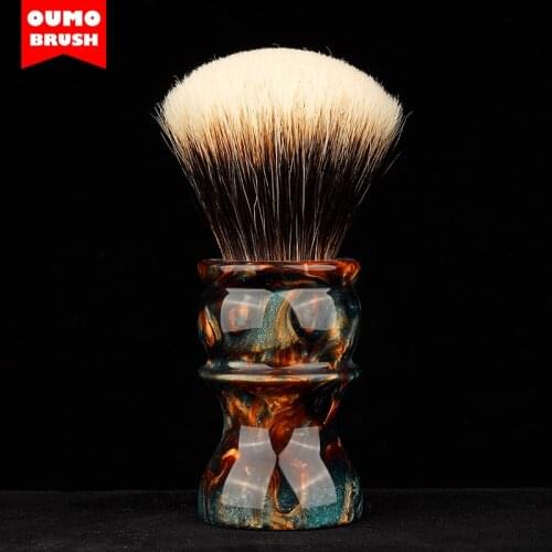 OUMO BRUSH-NEW Pandora shaving brush with badger hair knot [【6-21