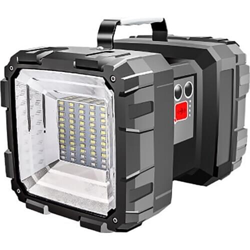 Super Bright LED Spotlight Flashlight Rechargeable 10000mAh P70 P50 Lamp Bead, Red Blue Flash, 5000 Xenon Handheld Work Light