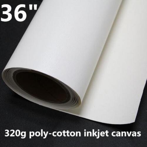 36 inch Poly/cotton inkjet digital printing matte canvas for oil painting