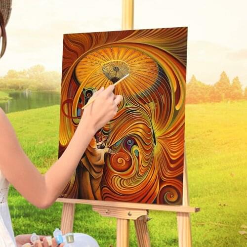 Abstract Flower Landscape Paint By Numbers Kit Oil Paints 50*70 Canvas Painting Paintings Crafts For Adults For Drawing Art