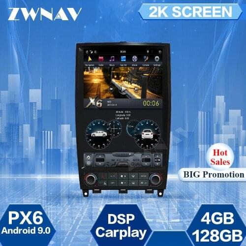 4+128G Tesla Screen For Infiniti QX50 2015 2016 2017 Android 9.0 Car Multimedia Player GPS BT Navigation Audio Radio Stereo Unit
