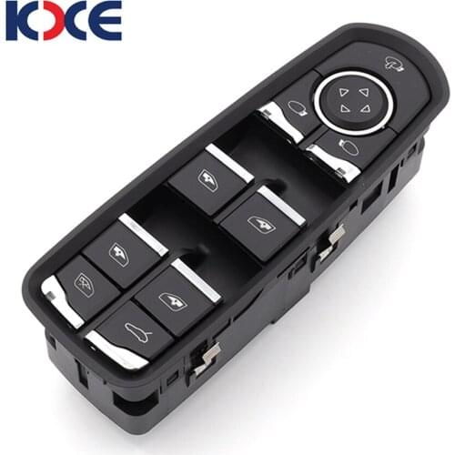 OEM 7PP959855MDML 9PP959855MDML Auto Parts Car Power Master Window Lift Switch For PORSCHE Panamera Cayenne Cayman Macan
