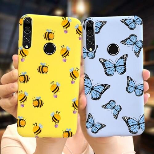 3D Silicone Cartoon Phone Case For Huawei Y9 Prime 2019 Butterfly Soft Cover For Huawei P Smart Z Etui Cases STK-LX1 Y9Prime Bag