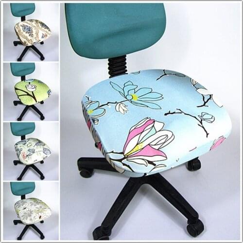Print Elastic Stretch Office Computer Chair Cover Removable Dust-proof Armchair Slipcover Universal Home Gaming Chair Protector