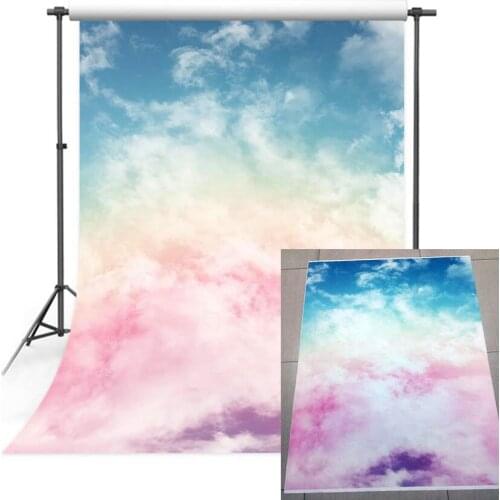 Fantasy sky pink clouds Photo Backdrop baby shower Birthday Party Photography Props Fotografia Backgrounds for Photo Studio