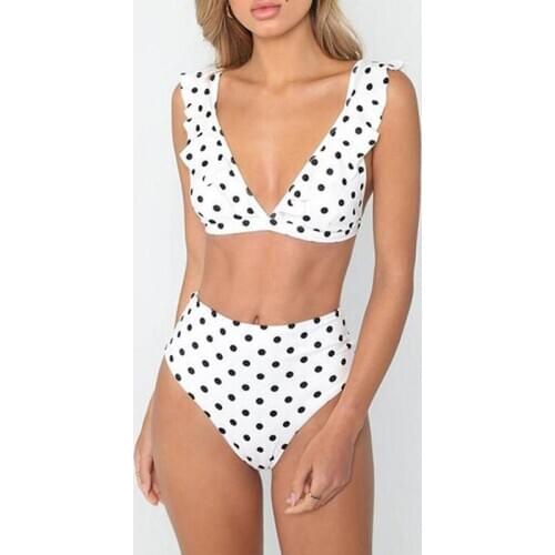 HUAIXUNSI Swimwear With Ruffles