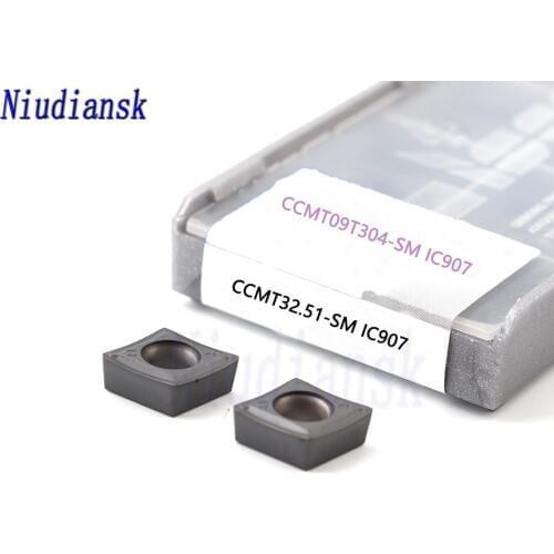 CCMT09T304 SM IC907 Internal Turning Tools CCMT 09T304 Carbide insert Tool turning insert CNC Cutter Tool turning Cutting Tools