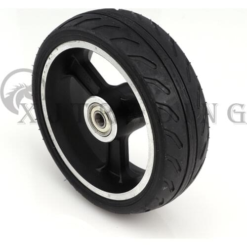 5 inch carbon fiber aluminum alloy aluminum alloy wheel rear wheel assembly rubber wheels suitable for electric scooters
