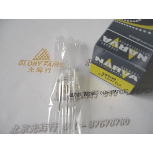 NARVA 55909 6V 10W G4 halogen lamp,microscope surgical headlight,standard light source,6V10W bulb