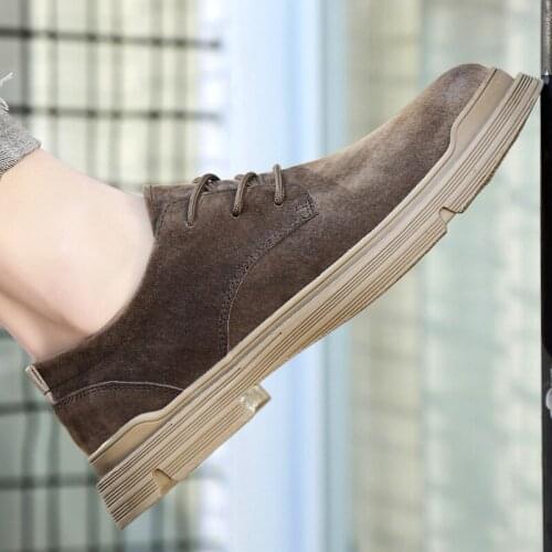 Mens Brown Shoes Leather Oxford Shoes Casual Man Shoe Fashion Sneakers For Men Mens Hot Zapatos Hombre Vintage Boots