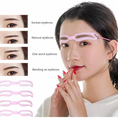 2020 New Eyebrow Card Tattoo Find Ruler one-word Eyebrow Artifact DIY Make up permanent stereo eyebrows Maquillaje crema