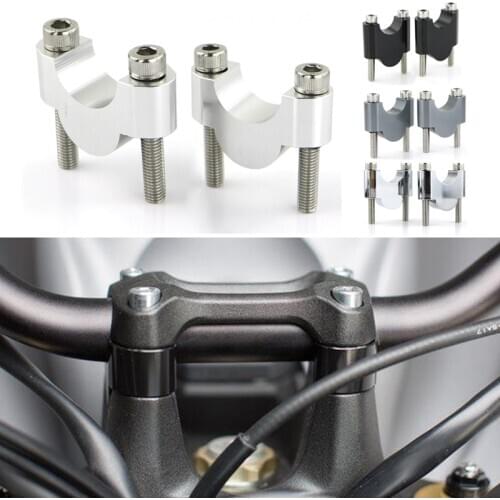 For Suzuki GSX-S750 GSX-S 750 2017-2020 RMZ450 28mm 1 1/8" Handlebar Risers Fat Bar Riser CNC Billet Motorcycle Aluminum
