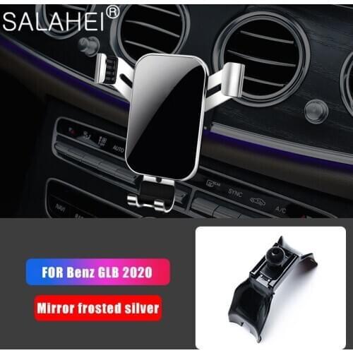 Hot Car Phone Holder Air Vent Snap-type Gravity GPS Smartphone Bracket Stand Accessories For Mercedes Benz GLB GLA B Class 2020