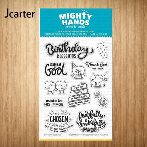 Birthday Heart Words Rubber Clear Stamps Silicone Seals Scrapbook Craft handmade Tools Card Make Paper Make Decoration Stencil