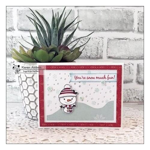 Snowflake background Metal Cutting dies New Stencil for DIY Scrapbooking Craft dies Cut Decor Photo Cards