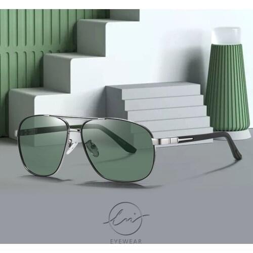 LM Mens Sunglasses Polarized Classic Brand Design Gradient Lens Shades Driving Vintage Fishing Square Sun Glasses Women UV400