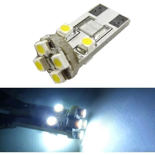 T10 1210 8LED Car Signal Lights 194 168 8 SMD Clearance Lamp Super Bright Car Bulbs ( Package of 5 )