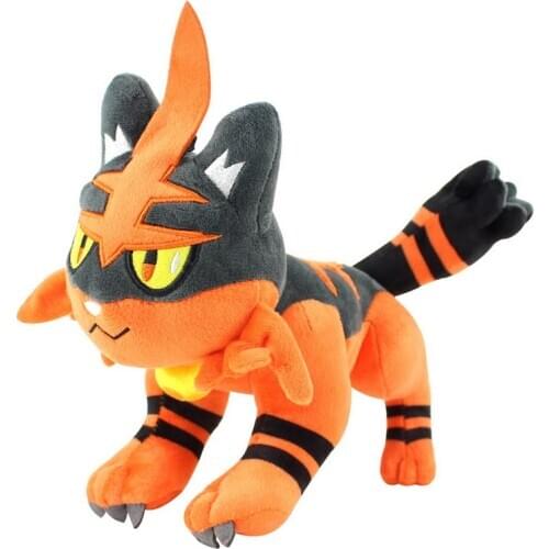 TAKARA TOMY Pokemon Go Anime Dolls 30cm SUN&MOON Torracat Plush Toys Stuffed Toys Christmas Pokémon Monster Plush Gifts for Kids