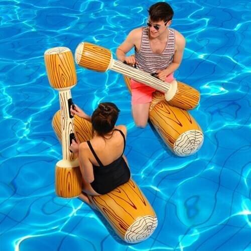Water Sports Bumper Toys For Adult Children Party Gladiator Raft Swimming Pool Float Game Inflatable Kickboard Piscina
