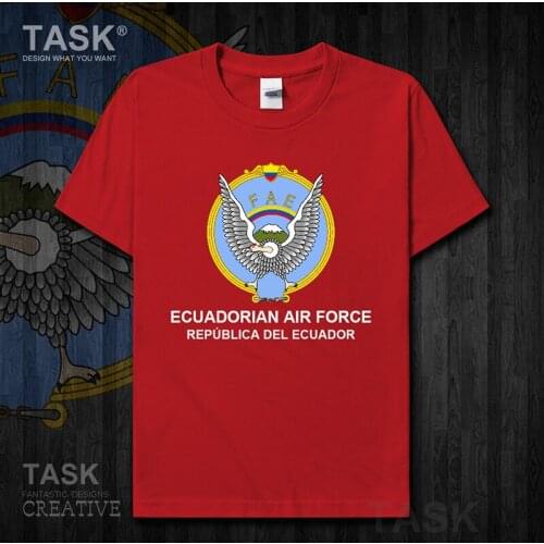 Air Force Republic of Ecuador Ecuadorian ECU casual jerseys Short sleeve new Tops t shirt country Army Tactical Military 01