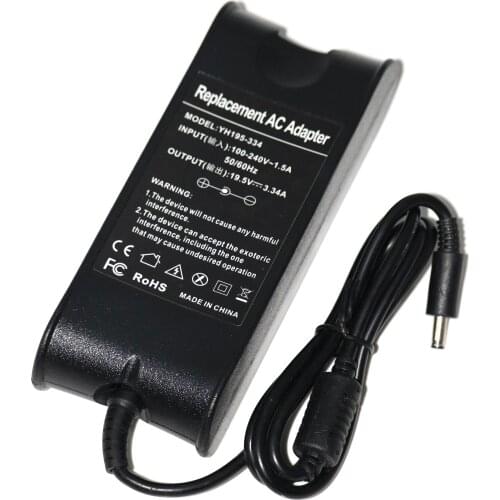 65W Laptop Charger 19.5V 3.34A AC Adapter Fit for Dell Latitude E5440 E5470 E7240 E7440 E7450 E7250 7480 7490 7290 5490 5590