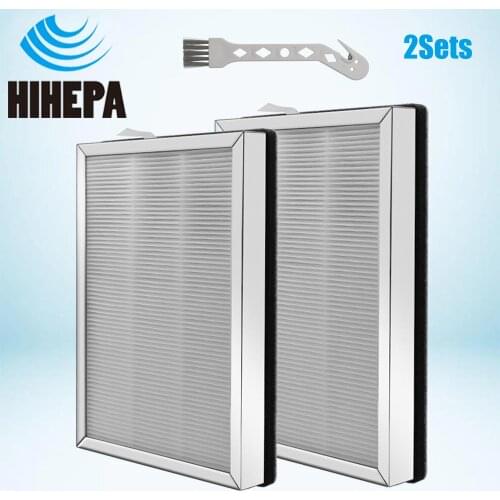 2 Sets Activated Carbon & HEPA Filter for Medify MA-25 Air Purfier filter replacement