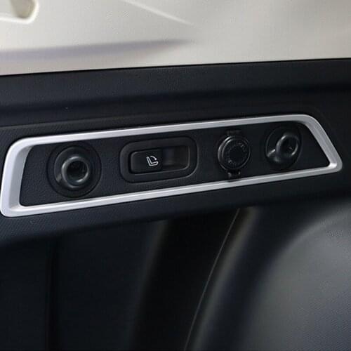Auto Trunk Button Panel Covers 2PCS Decorated Sequins Frame Fit For Subaru Forester 2019-21 Car Accessories Interior Decoration